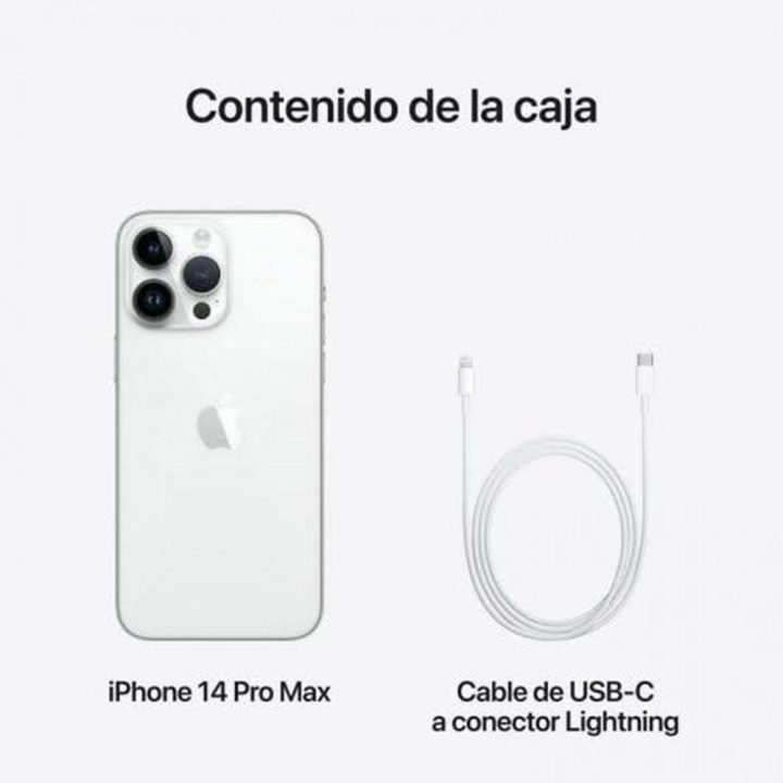 Apple iPhone 14 Pro Max 128 GB Silver (Refurbished)