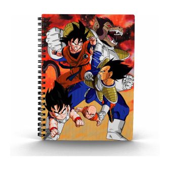 Sd toys Caderno com efeito 3D Goku vs Vegeta Dragon Ball Z (DRB25322)