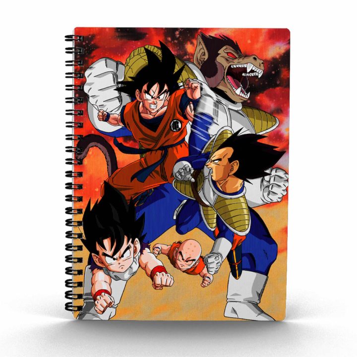 Sd toys Caderno com efeito 3D Goku vs Vegeta Dragon Ball Z (DRB25322)
