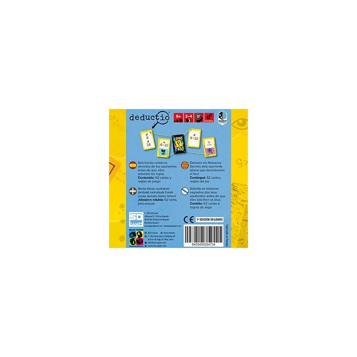 Sd games Deductio board game (SDGDEDUCT01)
