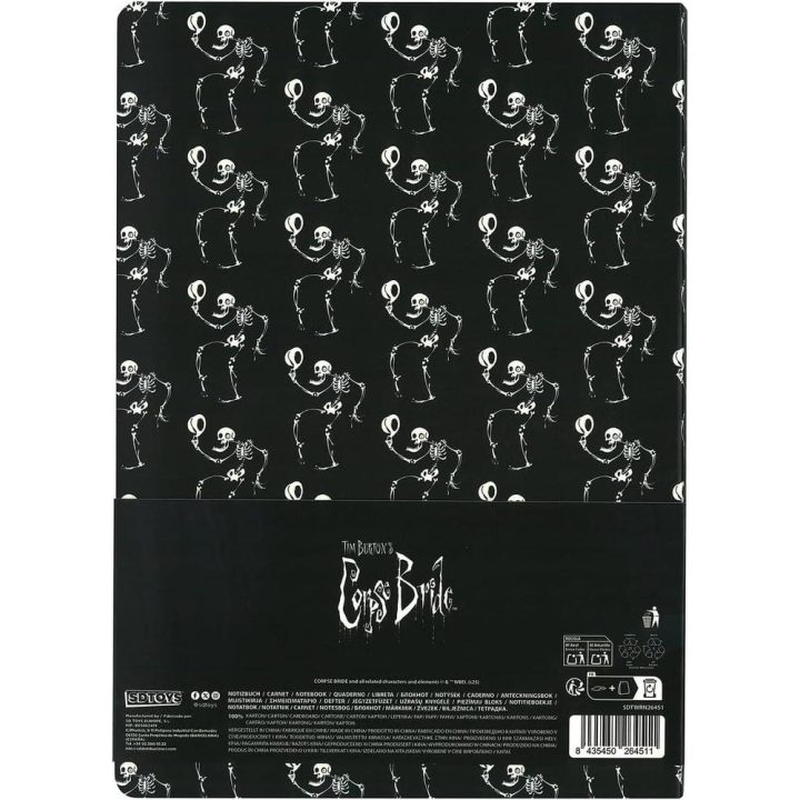 SD Toys Skeleton Bride Soft Cover Notebook (SDTWRN26451)