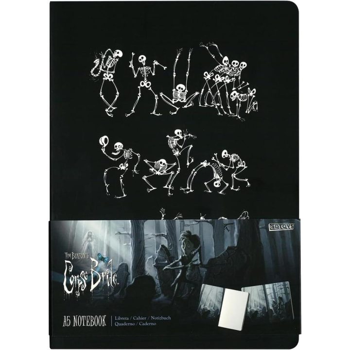 Sd toys Banda skeleton cuaderno tapa blanda la novia cadaver…
