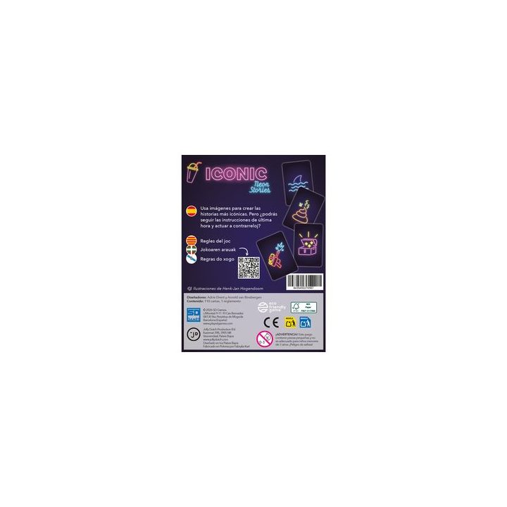 Jogo de tabuleiro Sd Games Iconic: Neon Stories (SDGICONIC01)