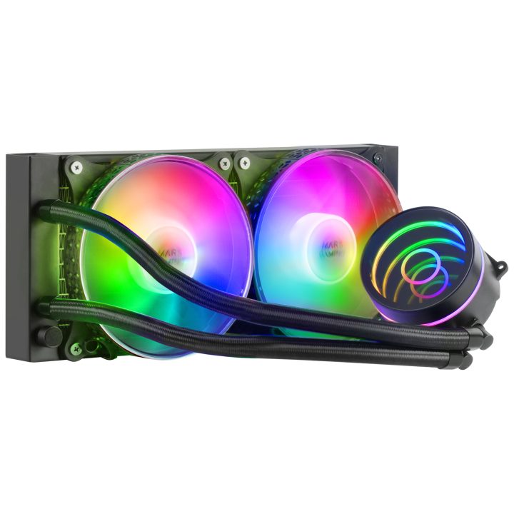Mars Gaming ML-ONE240, CPU Liquid Cooler, 400 W TDP, Infinity Mirror…