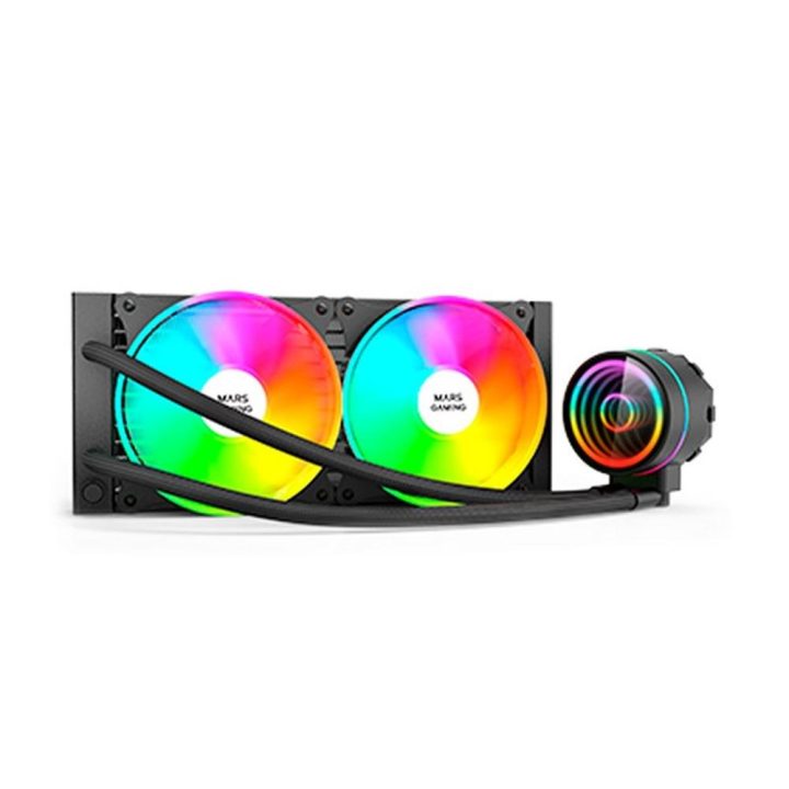 Mars Gaming ML-ONE240, CPU Liquid Cooler, 400 W TDP, Infinity Mirror…
