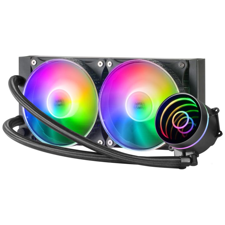 Mars Gaming ML-ONE240, CPU Liquid Cooler, 400 W TDP, Infinity Mirror…