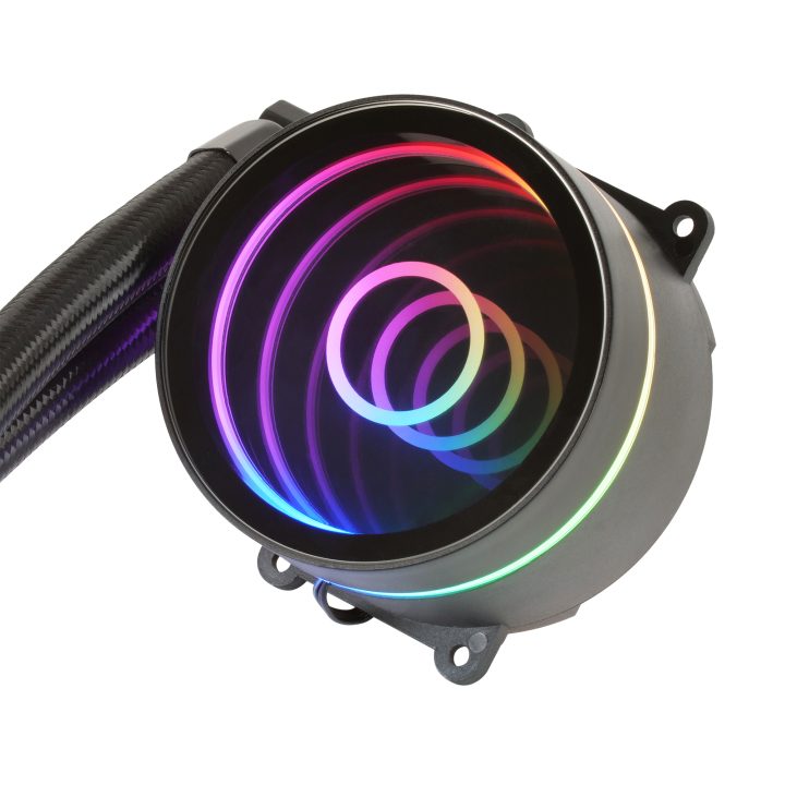 Mars Gaming ML-ONE240, CPU Liquid Cooler, 400 W TDP, Infinity Mirror…