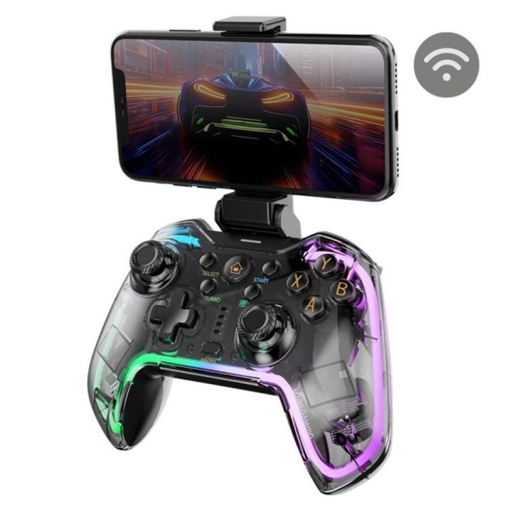 Mars Gaming MGP-BT2 Black, Transparent Bluetooth/USB Analog/Digital…