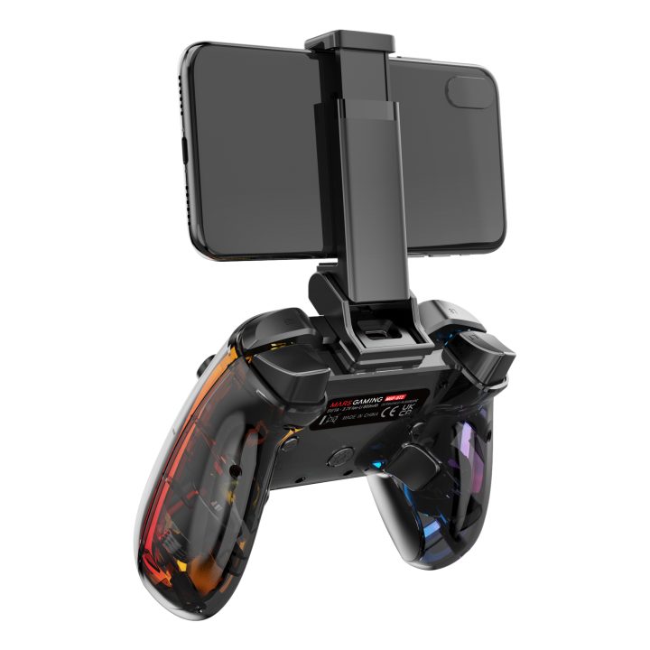 Mars Gaming MGP-BT2 Black, Transparent Bluetooth/USB Analog/Digital…