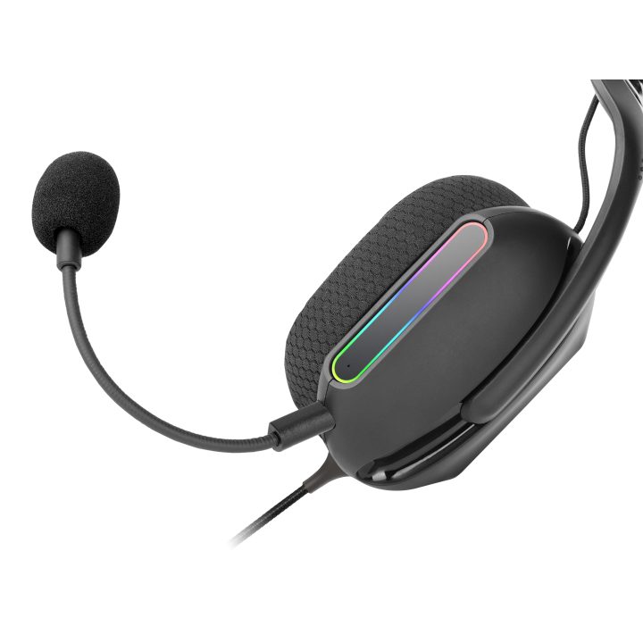 Mars Gaming MH-PRO Wired Over-Ear Gaming Headset USB Type-A Black