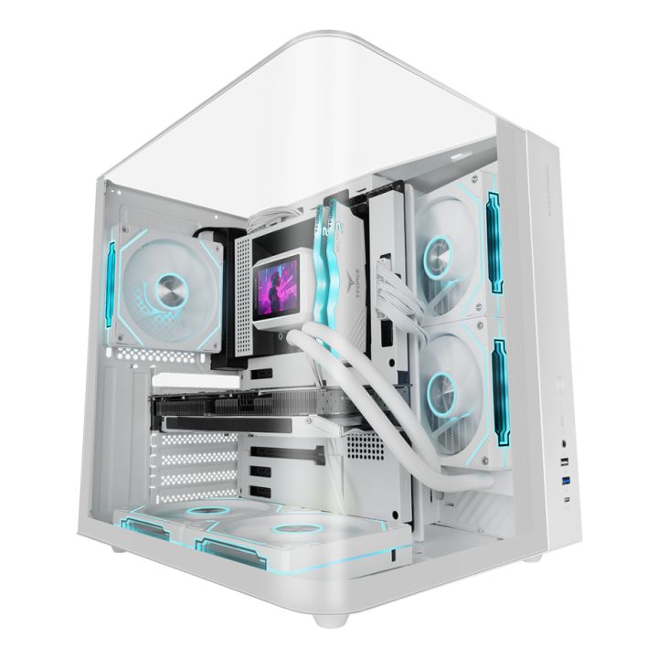 Mars Gaming MC-INFINIOLITEW Torre Média Branca