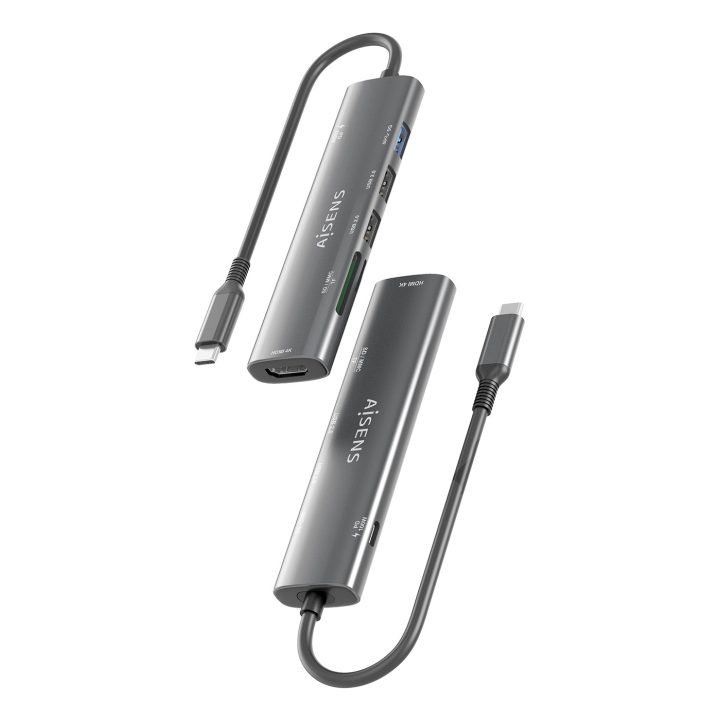 AISENS USB-C Dock 7 en 1, USB-C A, 1x HDMI, 2x USB-A USB2.0, 1x USB-A…