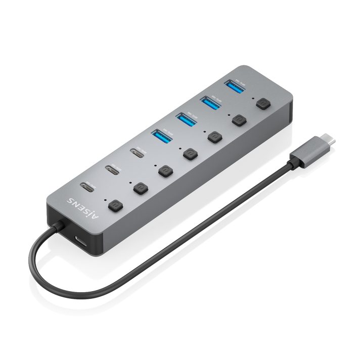 AISENS Hub USB3.2 Gen2 10G USB-C…