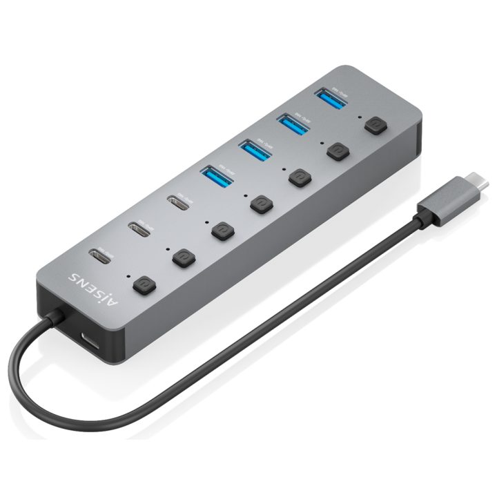 AISENS USB3.2 Gen2 10G USB-C Hub…