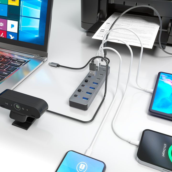 AISENS USB3.2 Gen2 10G USB-C Hub…