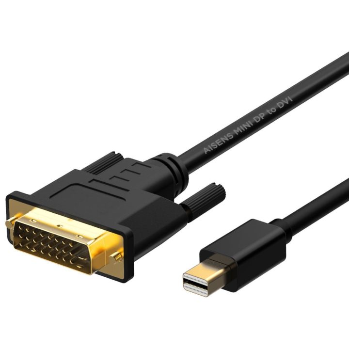 AISENS A125-0363 Video Cable Adapter 2 m Mini DisplayPort DVI Black