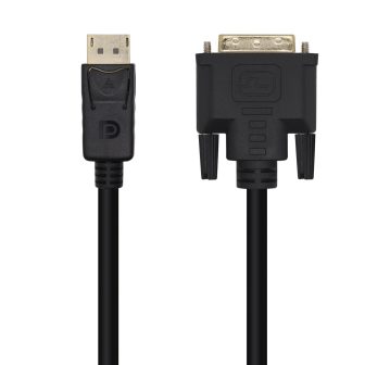 AISENS DisplayPort to DVI Converter Cable, DP/M-DVI/M, Black, 3.0m