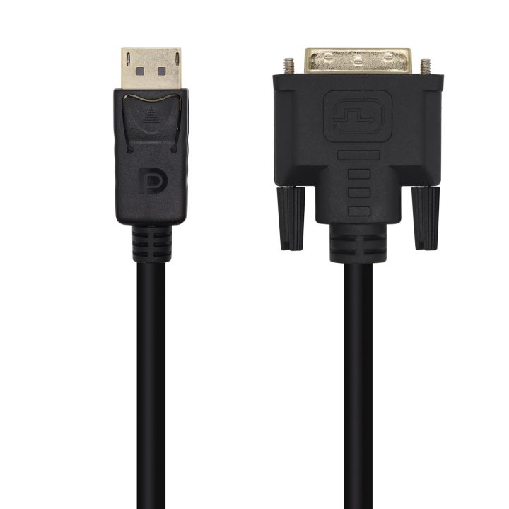 AISENS DisplayPort to DVI Converter Cable, DP/M-DVI/M, Black, 3.0m