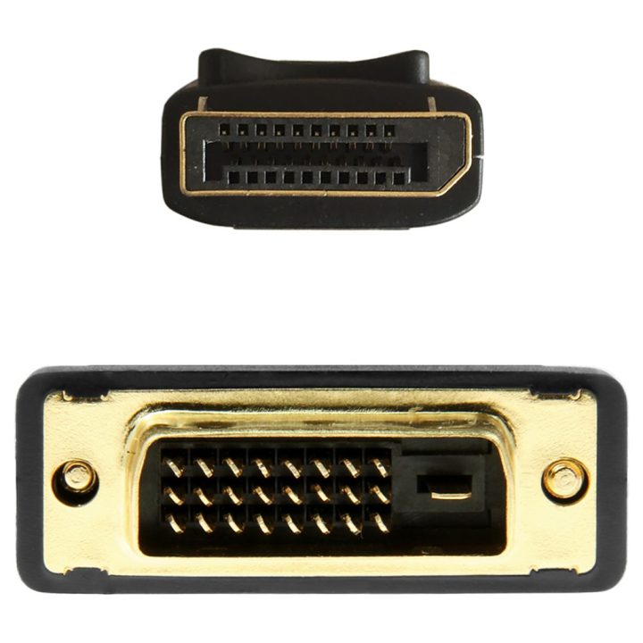 AISENS DisplayPort to DVI Converter Cable, DP/M-DVI/M, Black, 3.0m