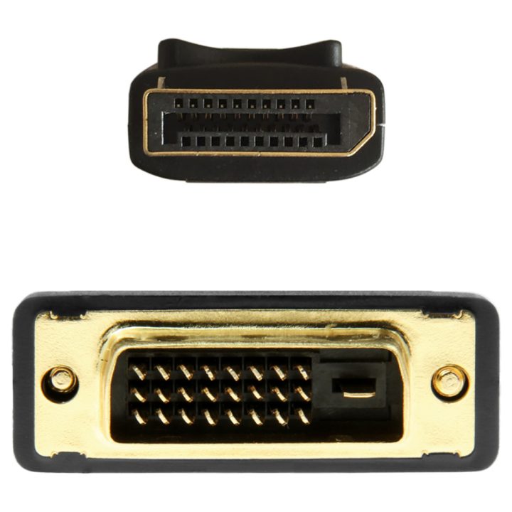 AISENS DisplayPort to DVI Converter Cable, DP/M-DVI/M, Black, 3.0m