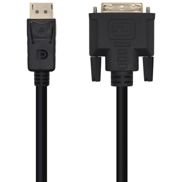 AISENS DisplayPort to DVI Converter Cable, DP/M-DVI/M, Black, 3.0m