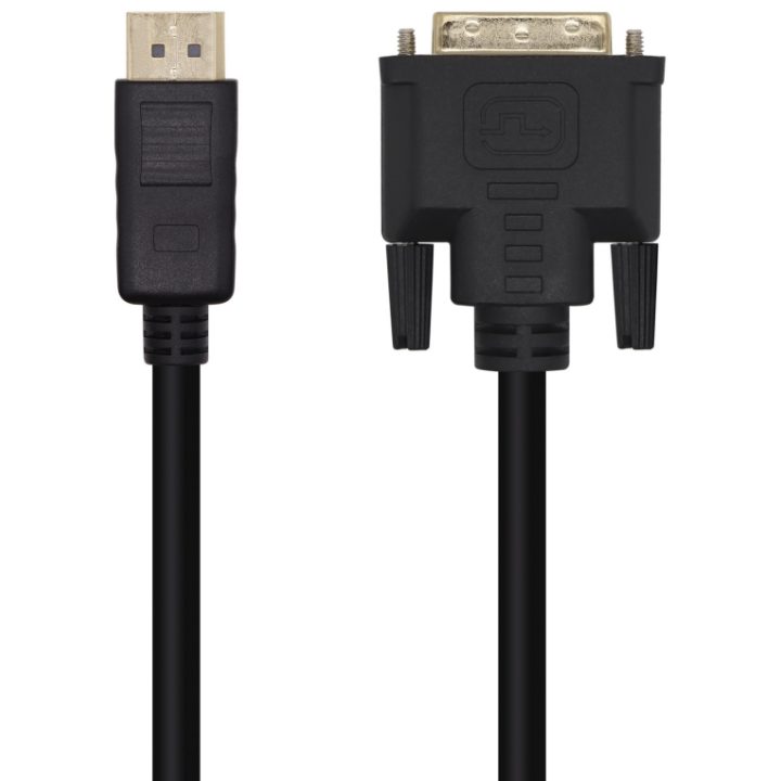 AISENS DisplayPort to DVI Converter Cable, DP/M-DVI/M, Black, 3.0m