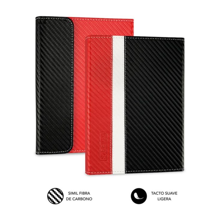 Funda Subblim clever ebook case 6 pulgadas rojo-negro-blanco…