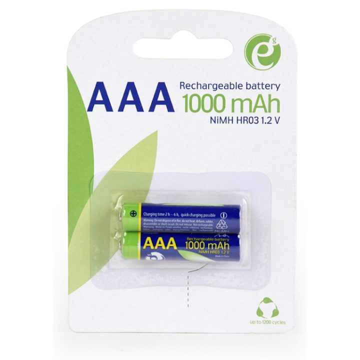 Pilha doméstica recarregável AAA NiMH EnerGenie EG-BA-AAA10-01