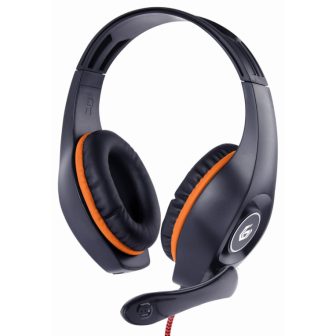 Gembird GHS-05-O Headset Wired Over-Ear Gaming Headphones Black…