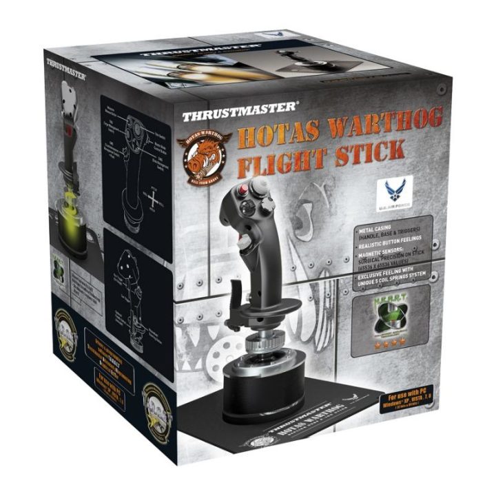 Thrustmaster HOTAS Warthog Flight Stick Preto USB 2.0 Manete de…
