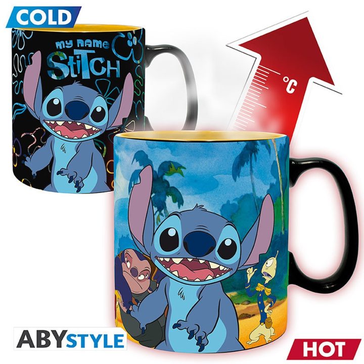 Caneca termocromática ABYstyle Lilo & Stitch (ABYMUGA664)