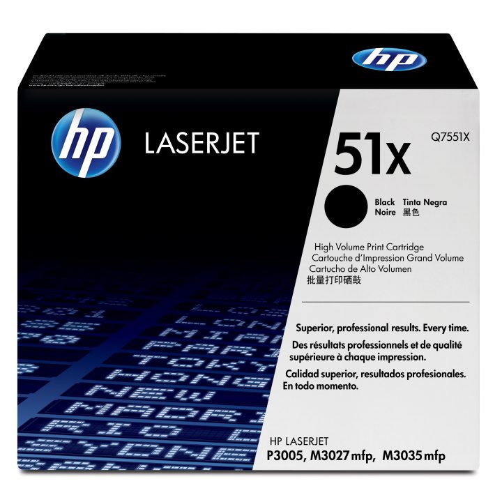 HP Cartucho de toner original LaserJet 51X de alta capacidade preto