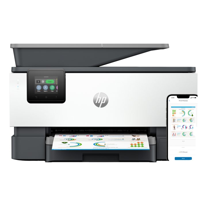 HP OfficeJet Pro 9120b Wireless All-in-One Color Printer, Duplex…