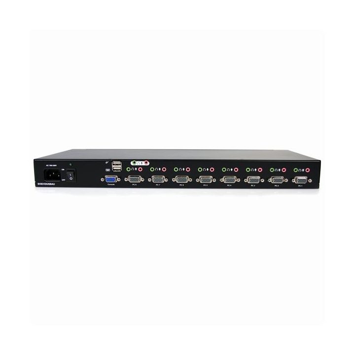 StarTech.com Conmutador Switch KVM 8 Puertos de Vídeo VGA HD15 USB…