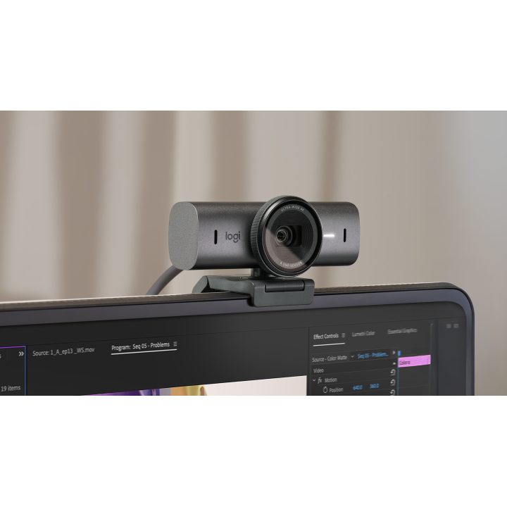 Logitech MX Brio webcam 3840 x 2160 Pixéis USB Grafite