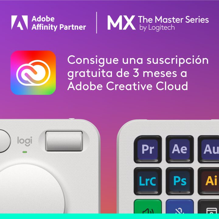 Logitech MX Creative Console, keypad programable con 9 teclas LCD…