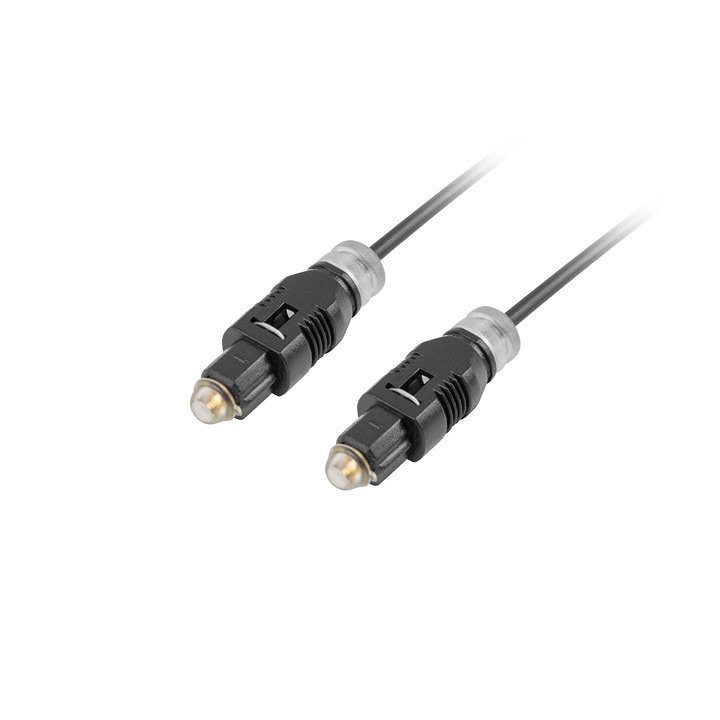 Cabo Toslink Lanberg óptico áudio digital 1m preto…