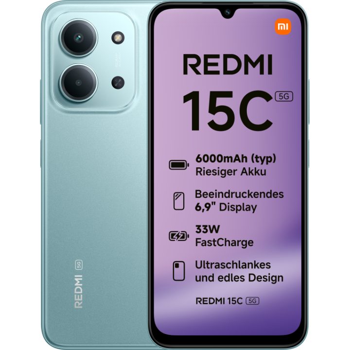 Xiaomi Redmi 15C 128 GB 4 GB RAM Black