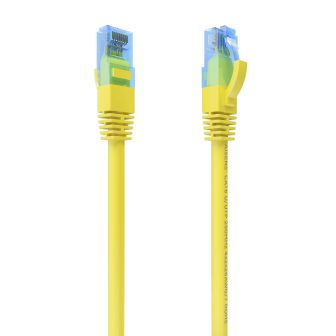 AISENS Cat.6 UTP AWG26 CCA RJ45 Patch Cable, Yellow, 1.0 m
