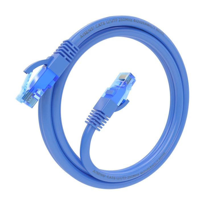 AISENS Cable De Red Latiguillo RJ45 Cat.6 UTP AWG26 CCA, Amarillo…