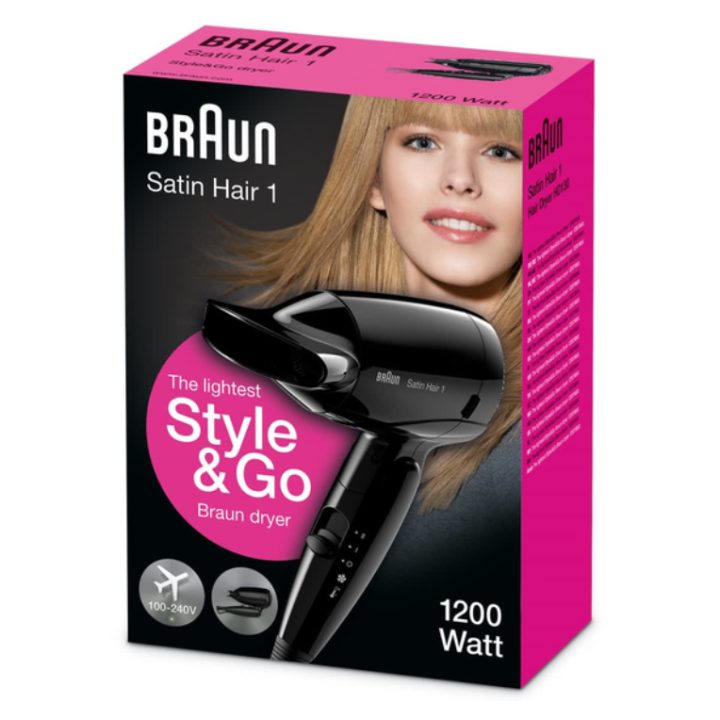 Braun HD130 Hair Dryer 1200 W Black