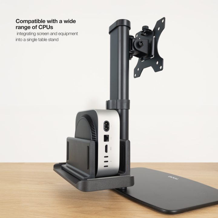 TooQ Desktop Monitor Stand 17"-27" with Integrated Lightweight CPU…