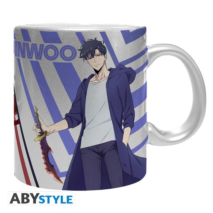 Caneca ABYstyle Solo Leveling Jinwoo e Igris 320 ml (ABYMUGA695)