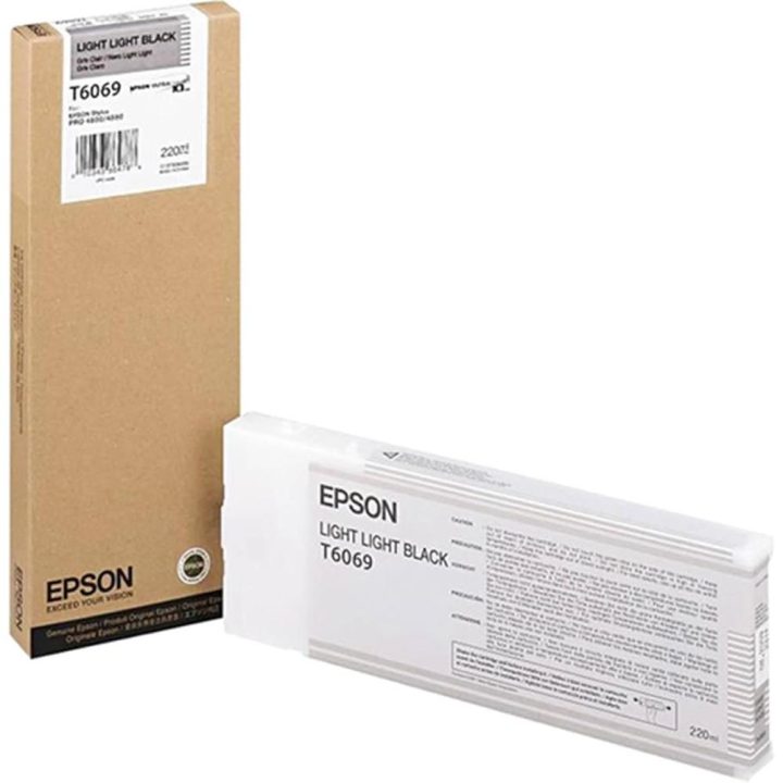 Epson T606900 Light Gray Ink Cartridge