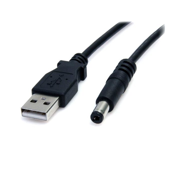 StarTech.com Cable de 91cm de alimentación USB A a M de Tipo Barril…