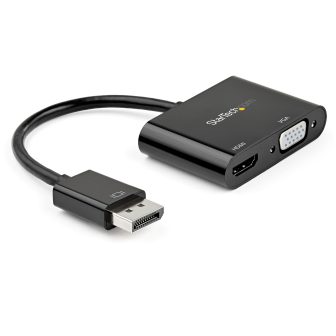 StarTech.com DisplayPort to HDMI VGA Adapter - DisplayPort 1.2 HBR2…