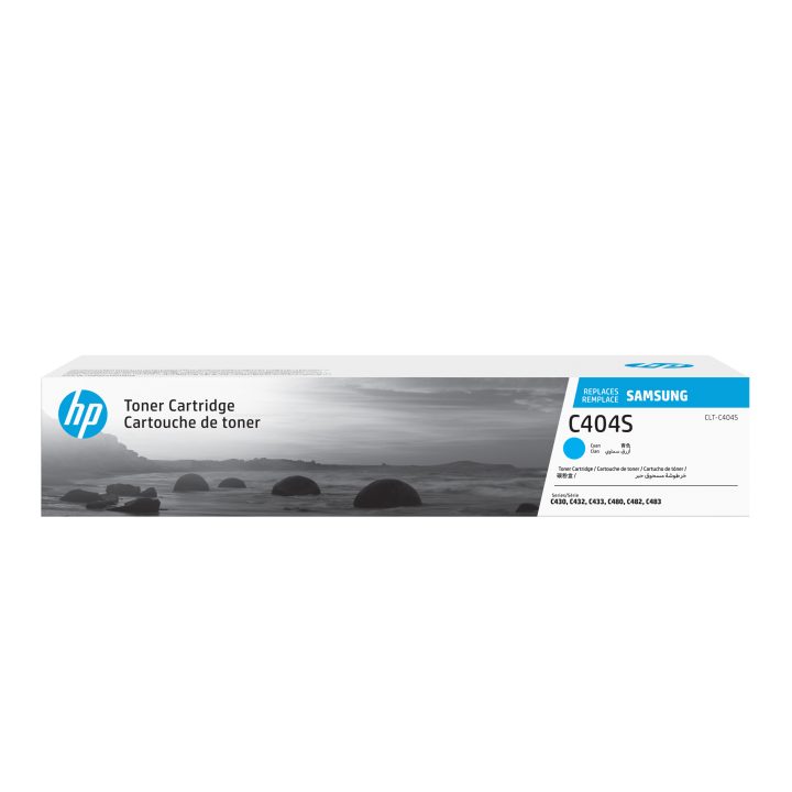 Samsung Cartucho de Tóner Original HP ciano CLT-C404S