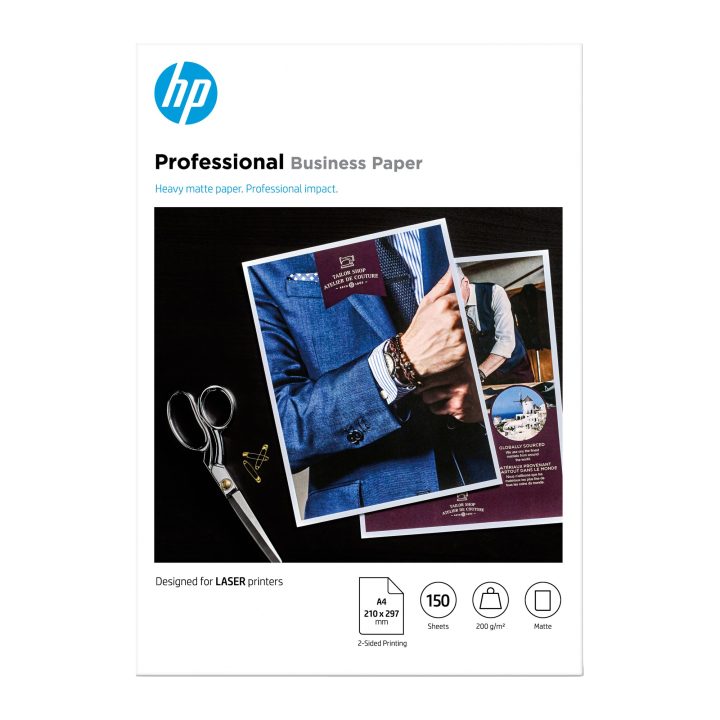 HP Papel de uso empresarial e profissional mate de 200 g/m2 A4 (210 x…