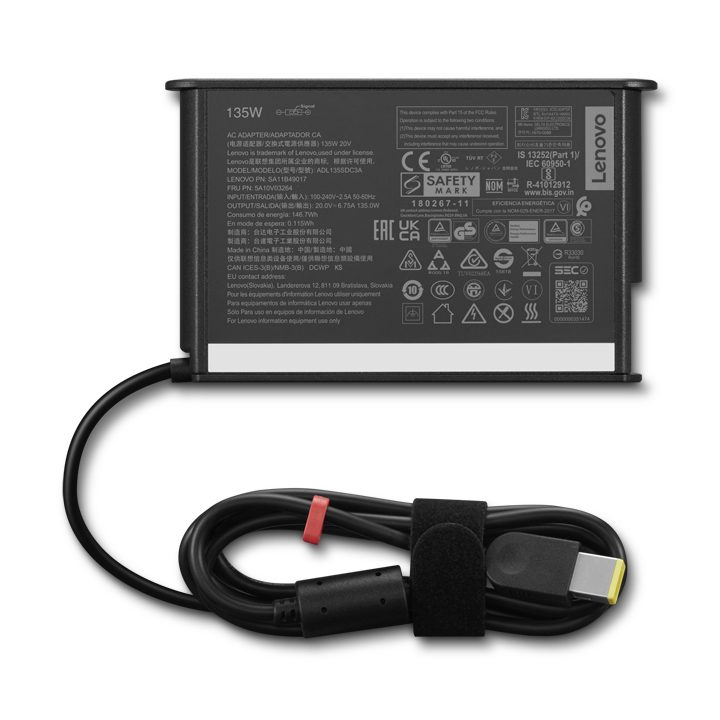 Lenovo 4X21L38724 Power Adapter and Inverter, Internal, Black