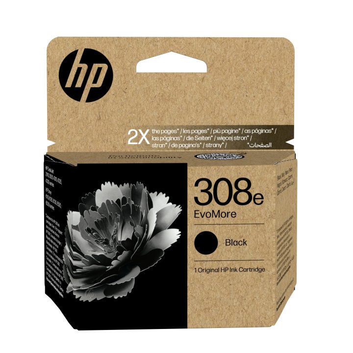 HP Cartucho de Tinta Original EvoMore 308e negra